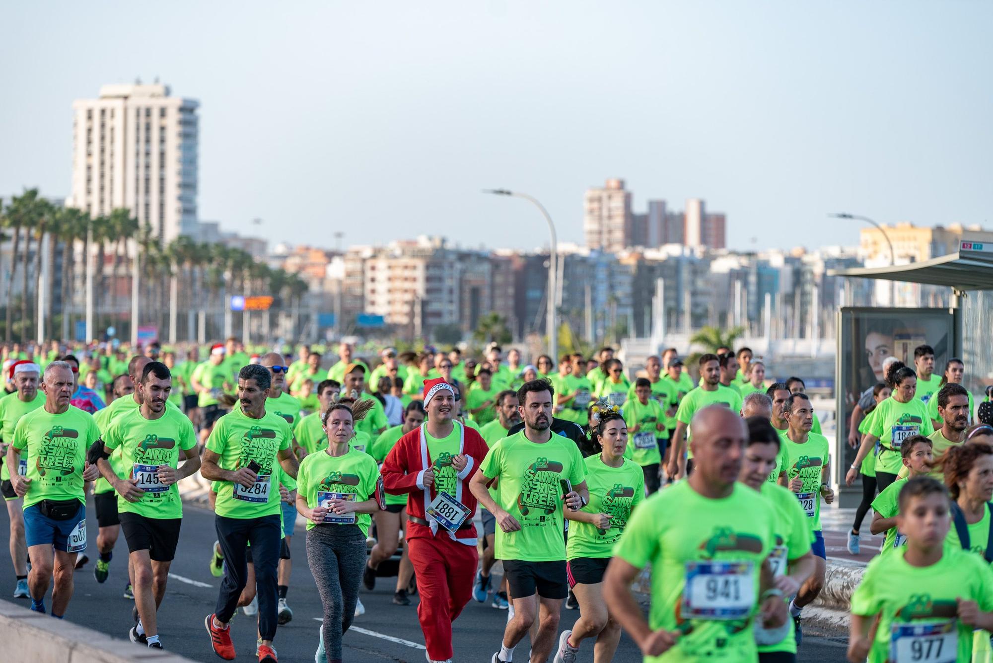 20 edición de la carrera de San Silvestre en Las Palmas de Gran Canaria