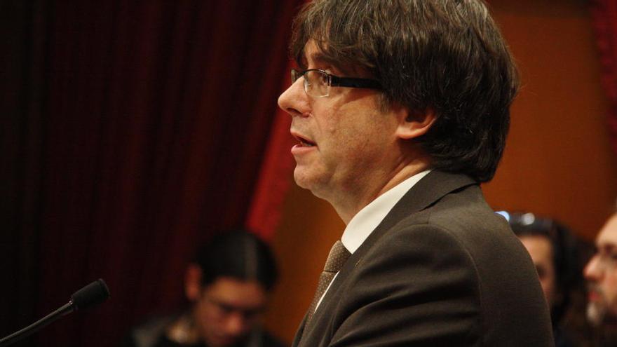 Puigdemont promet portar els catalans «a les portes d&#039;un nou Estat» en 18 mesos