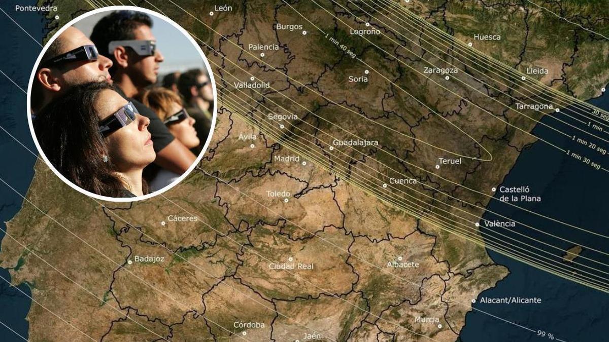 Destinos desde Córdoba para ver el eclipse solar del 12 de agosto