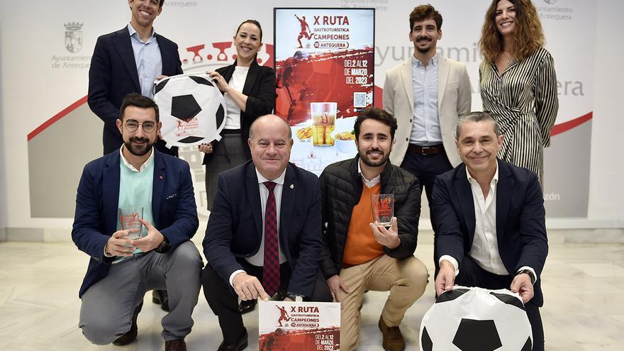 Antequera rinde homenaje a sus clubes de fútbol en la décima Ruta Gastroturística del 2 al 12 de marzo