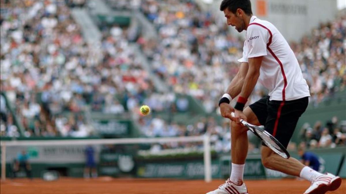 Novak Djokovic se ha sentido incómodo en muchas fases del duelo con Steve Darcis