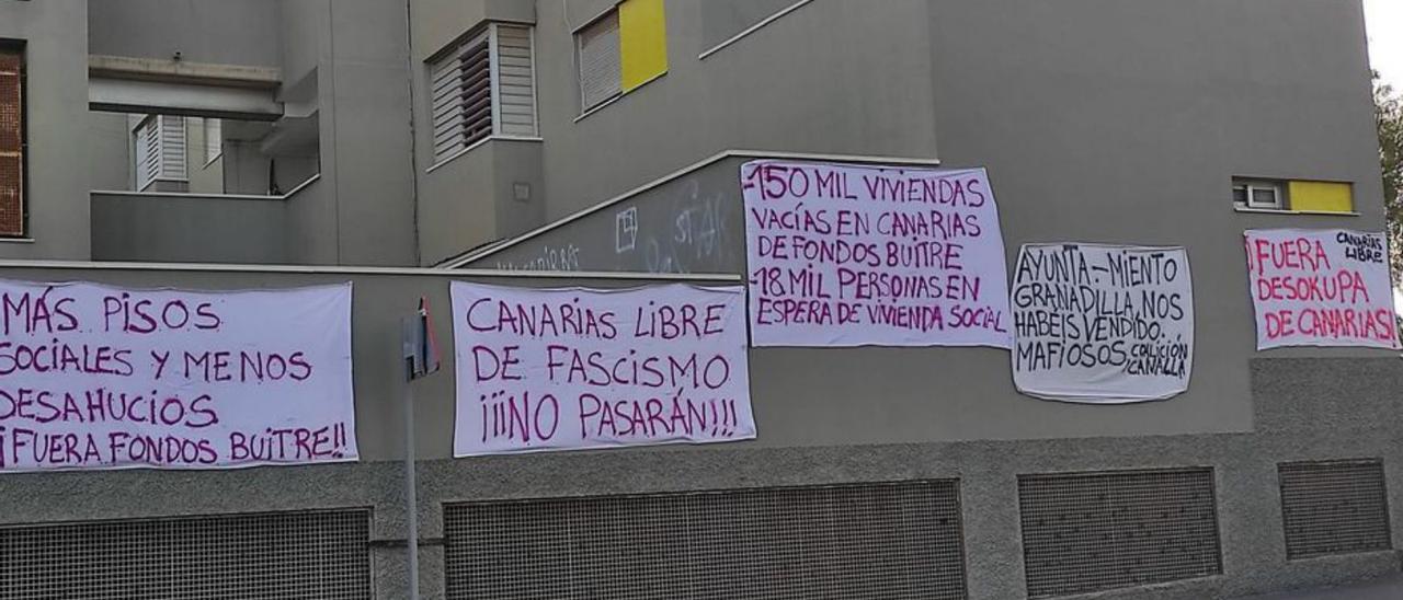 El edificio Tabaiba está en la calle Isla de La Graciosa, de San Isidro.