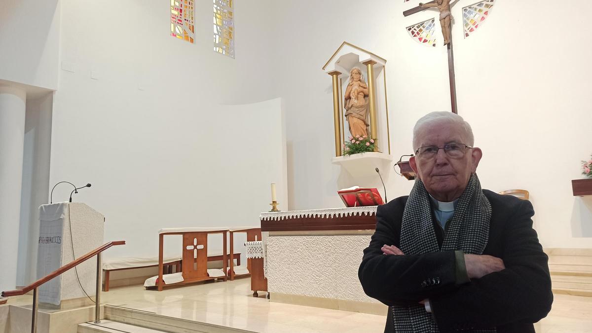 El cura de La Fresneda, 90 años y cuatro misas cada