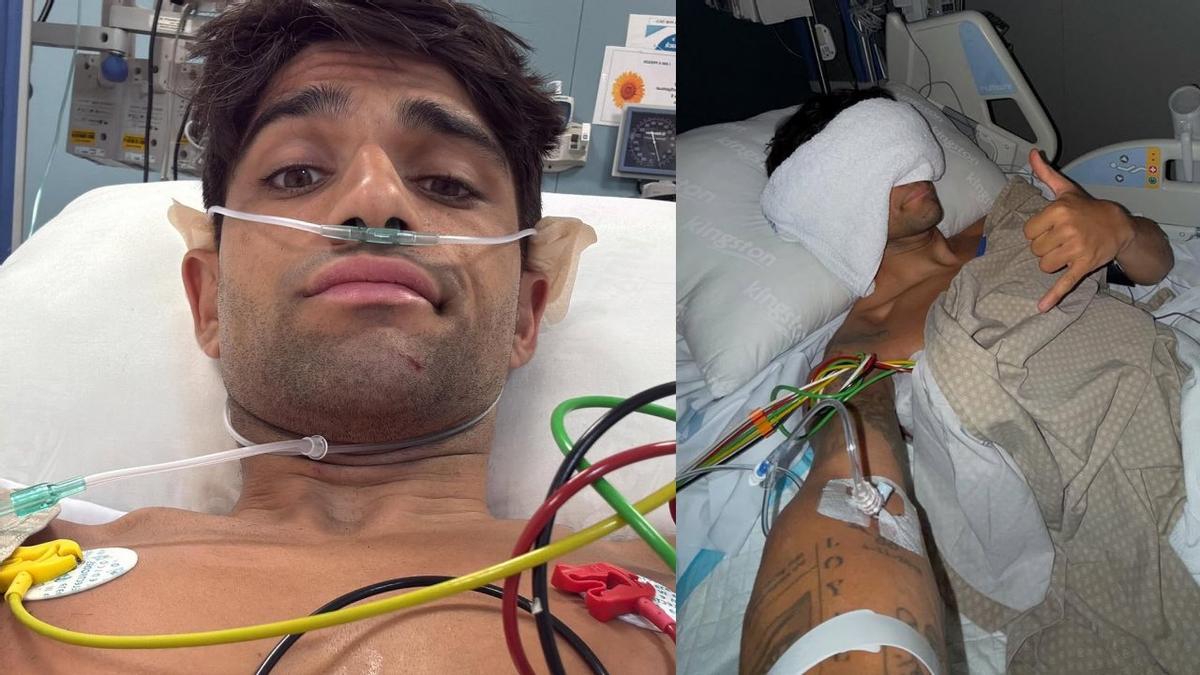 Jorge Mart赤n, en el hospital de Hamad