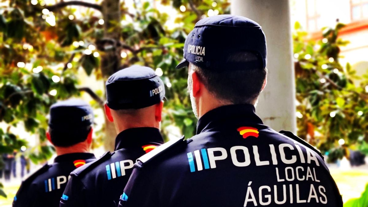 Agentes de la Policía Local de Águilas.