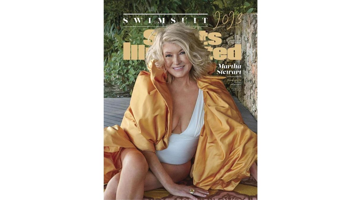 Martha Stewart bears for 'Sports Illustrated' at 81 years old, in a swimsuit.