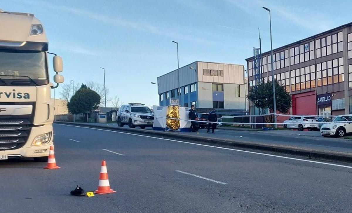 Accidente registrado este  jueves en la Vía Edison, en Santiago