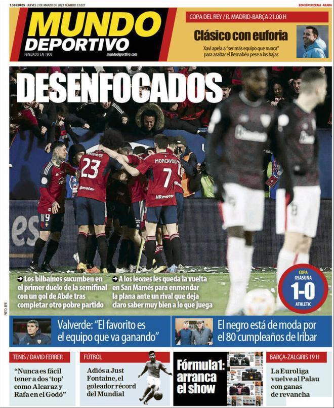 Las portadas de la prensa deportiva de hoy, jueves 2 de marzo
