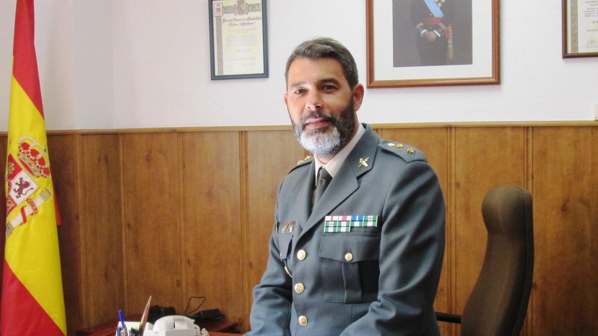 Héctor David Pulido, jefe de la Guardia Civil de Zamora.