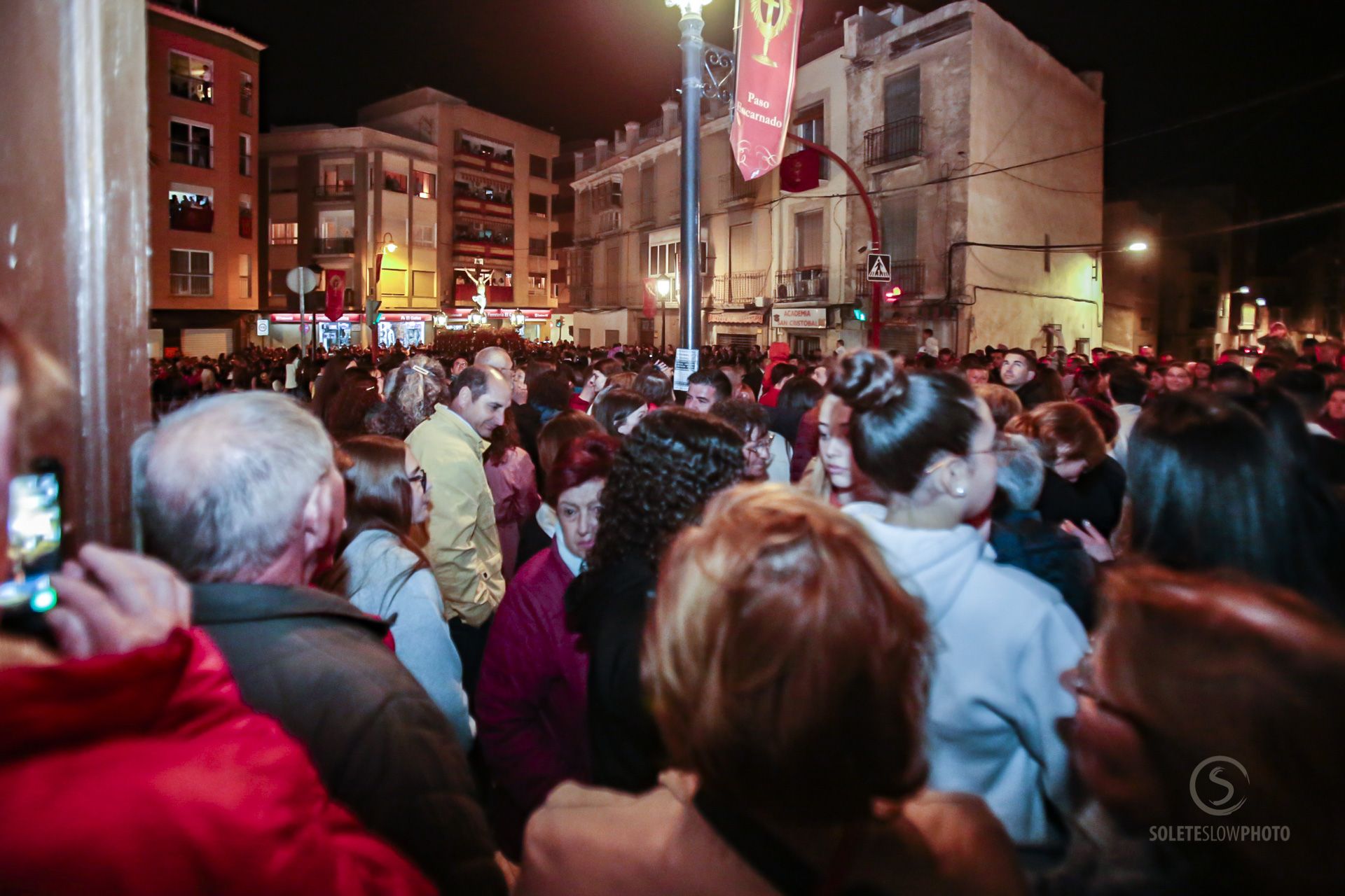 Las imágenes del encuentro del Paso Encarnado en Lorca