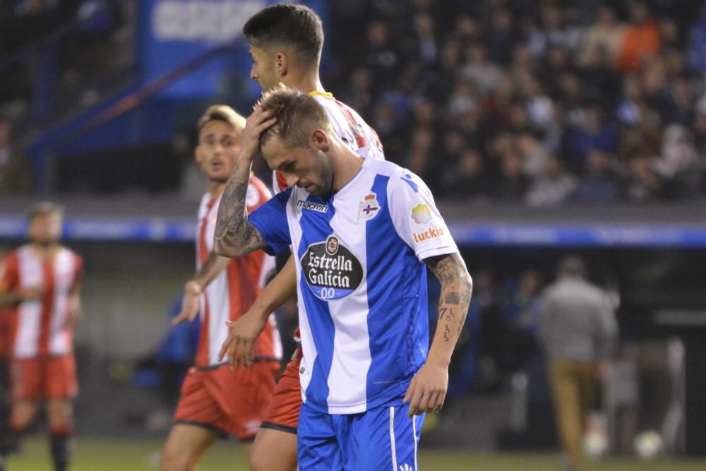 El Deportivo cae ante el Girona en Riazor