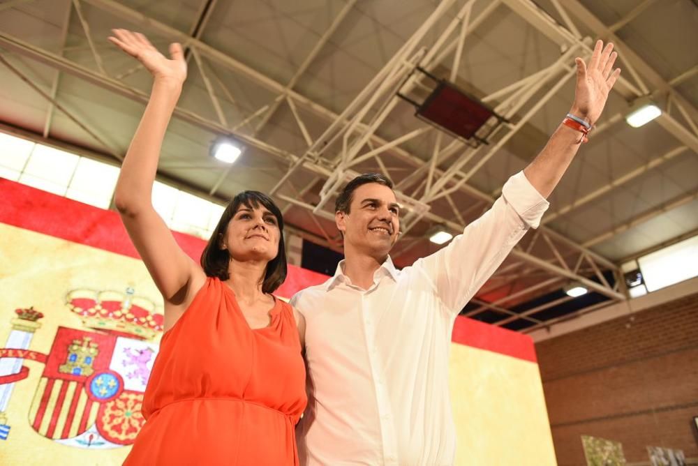 Mitin de Pedro Sánchez en Murcia