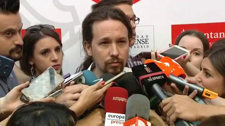 Pablo Iglesias: "Nunca me he sentido tan apoyado en Podemos como ahora"