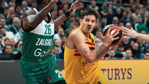 Laprovittola, en el encuentro contra el Zalgiris