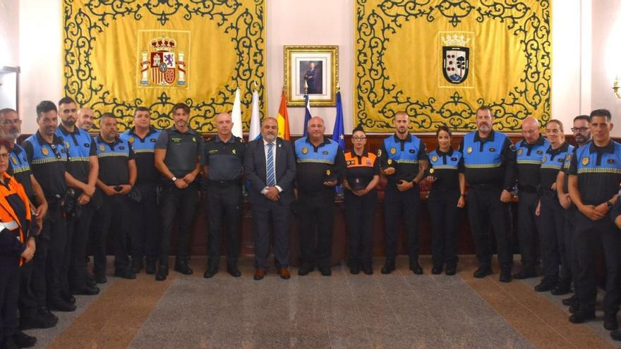 La incorporación  de cinco agentes completa la plantilla de la Policía Local de El Rosario