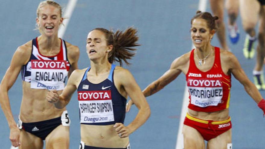 Natalia Rodríguez entra tercera en la final de los 1.500 del Mundial de Daegu