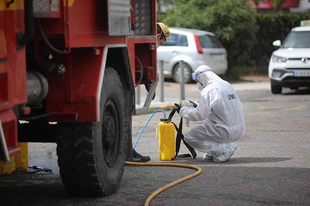 Coronavirus en Córdoba: militares de la UME se despliegan en la estación del AVE y los hospitales