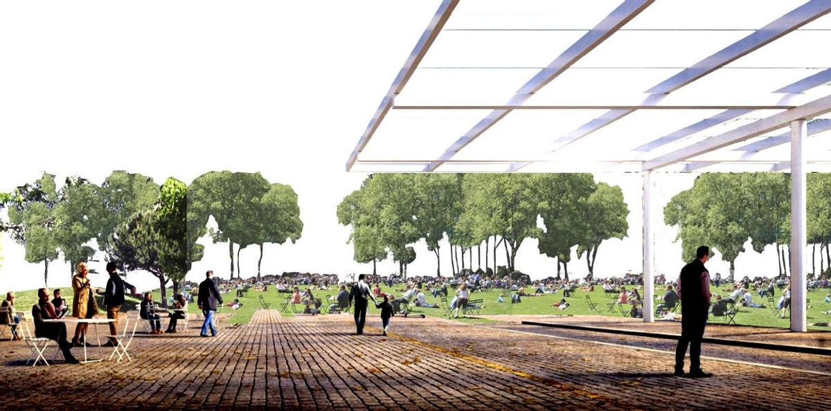 El proyecto para el 'Esqueleto' de San Pablo contemplaba que su nuevo corazón verde y ahora irá destinado a viviendas