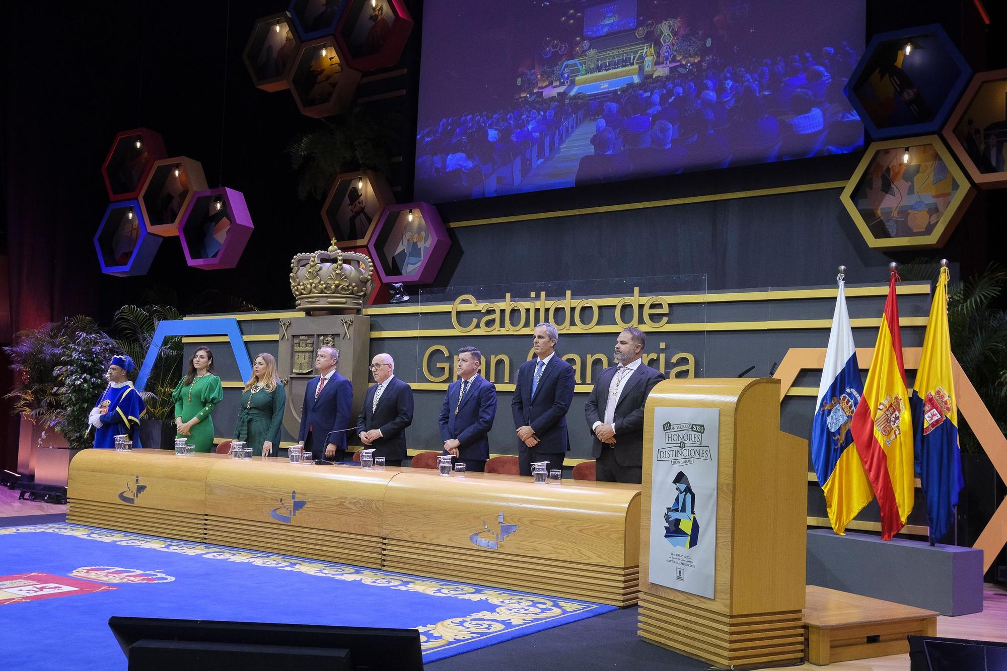 Acto de entrega de Honores y Distinciones del Cabildo de Gran Canaria 2024