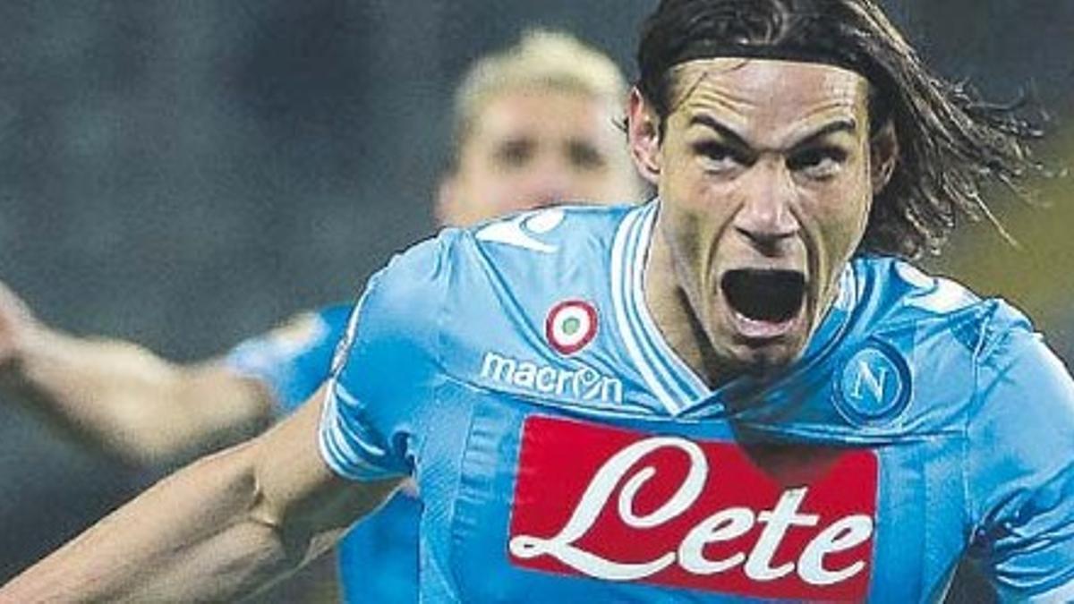 Cavani lleva marcados 22 goles en la Serie A esta temporada