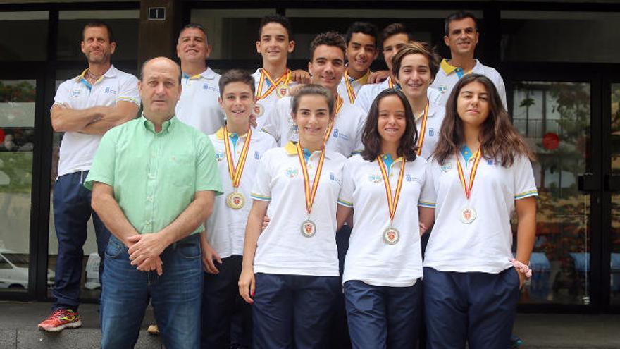 El director general de Deportes recibió a los seleccionados.