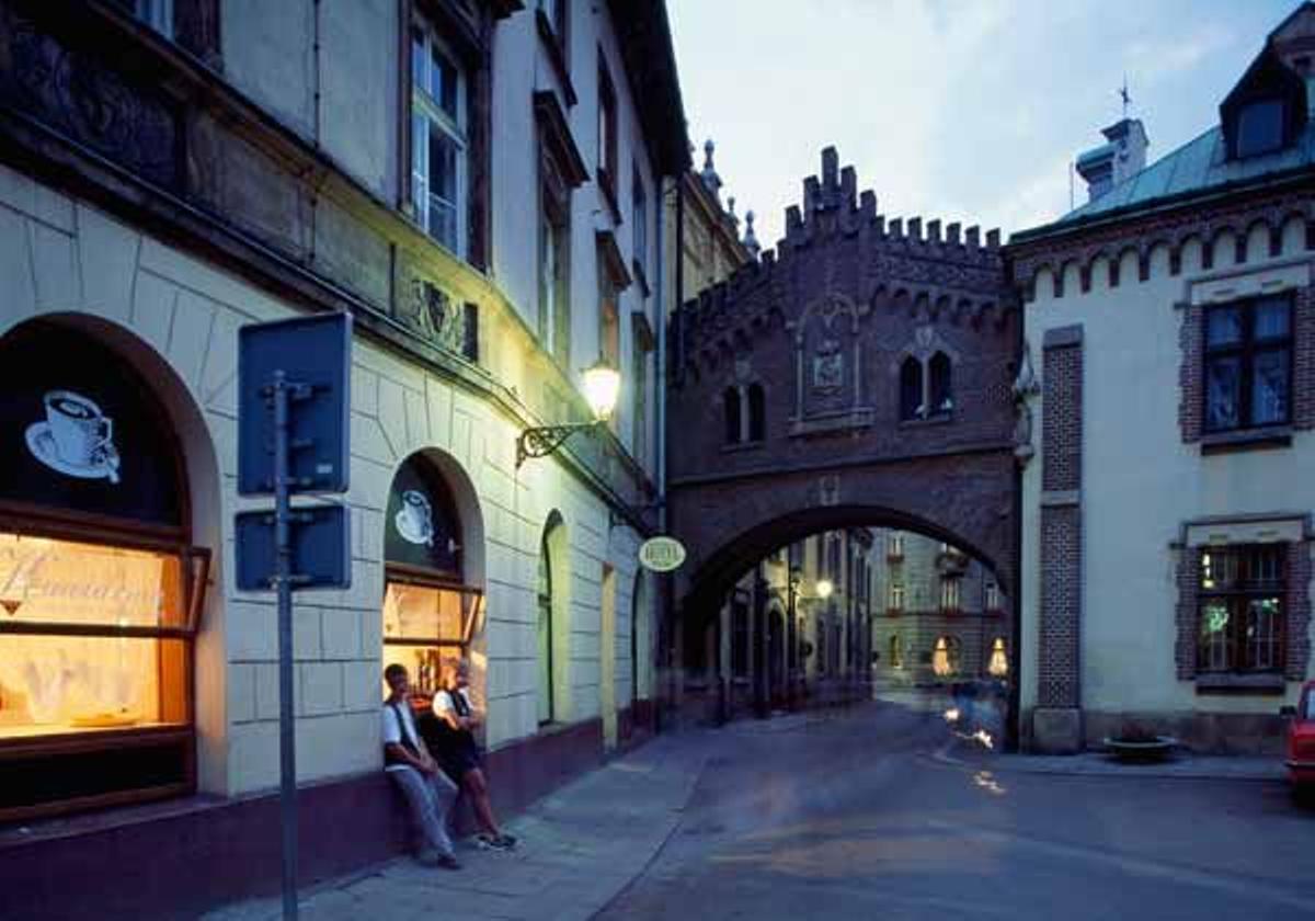 La Calle Pijarska es uno de los rincones de la Ciudad Vieja de Cracovia.