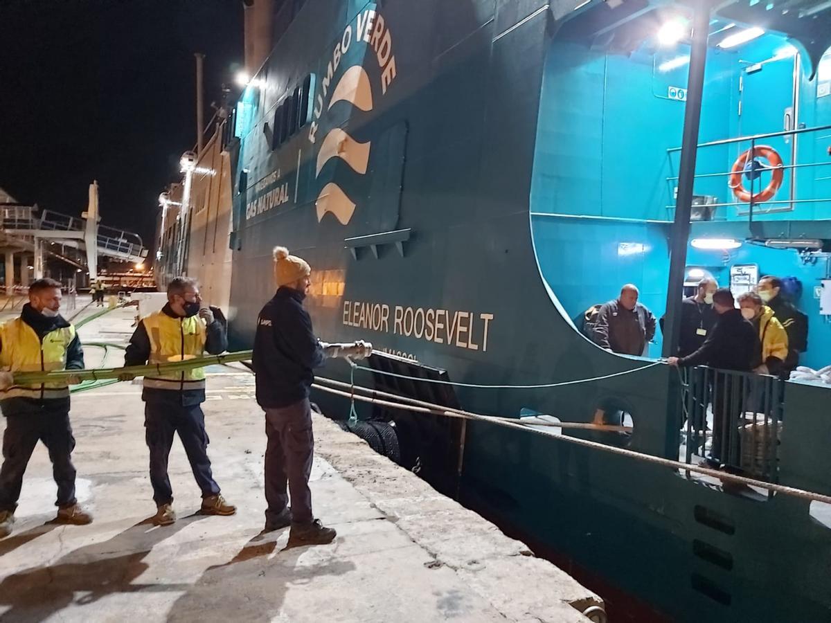 „Cold Ironing“: Schiffe im Hafen mit grünem Strom versorgen.  | FOTO: AUTORITAT PORTUÀRIA