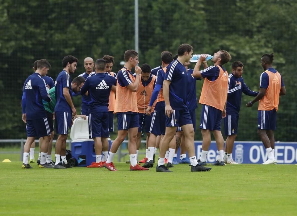 Primer entrenamiento del Real Oviedo para la tempo