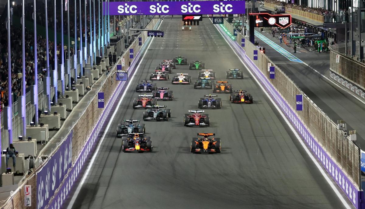 Un momento del Gran Premio Fórmula 1 de Arabia Saudí de 2025.