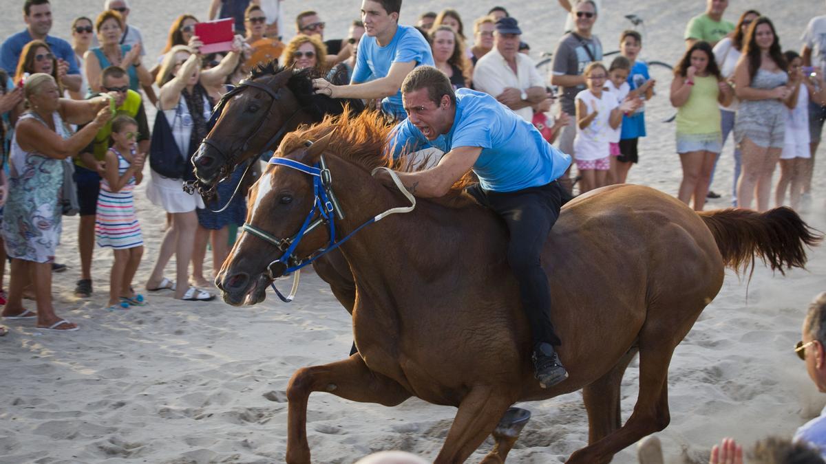 Las carreras son duelos singulares entre dos caballos.