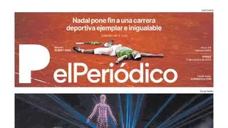 La portada de EL PERIÓDICO del 11 de octubre de 2024