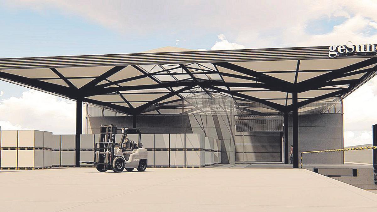 La inversión inicial pata la construcción del nuevo centro logístico de Gesuncer en les Alqueries supera el millón de euros.
