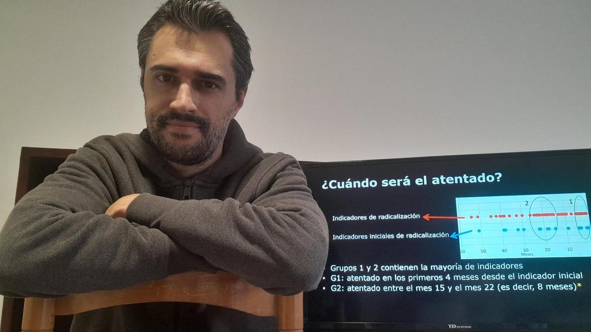 El criminólogo y autor del programa informático, Alberto Caballero.