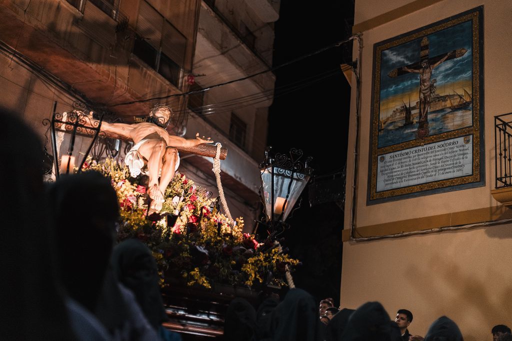 Las imágenes de la procesión del Cristo del Socorro en Cartagena