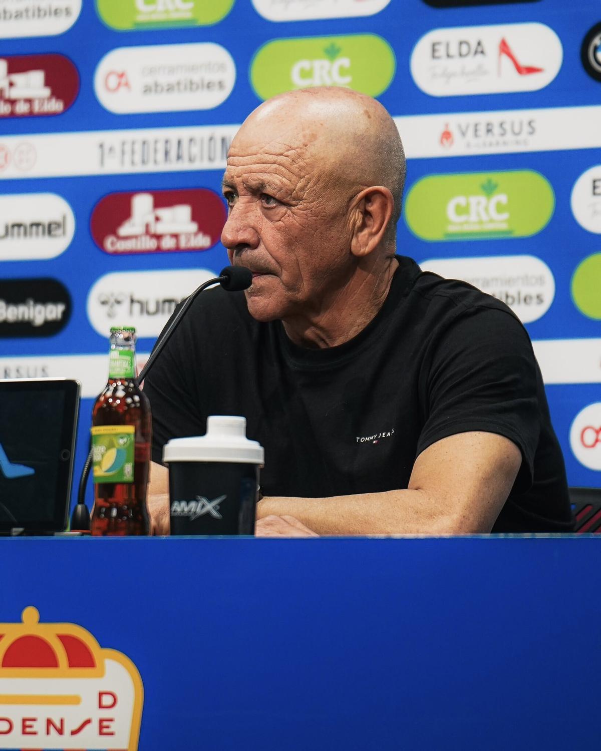 Claudio Barragán, en sala de prensa.