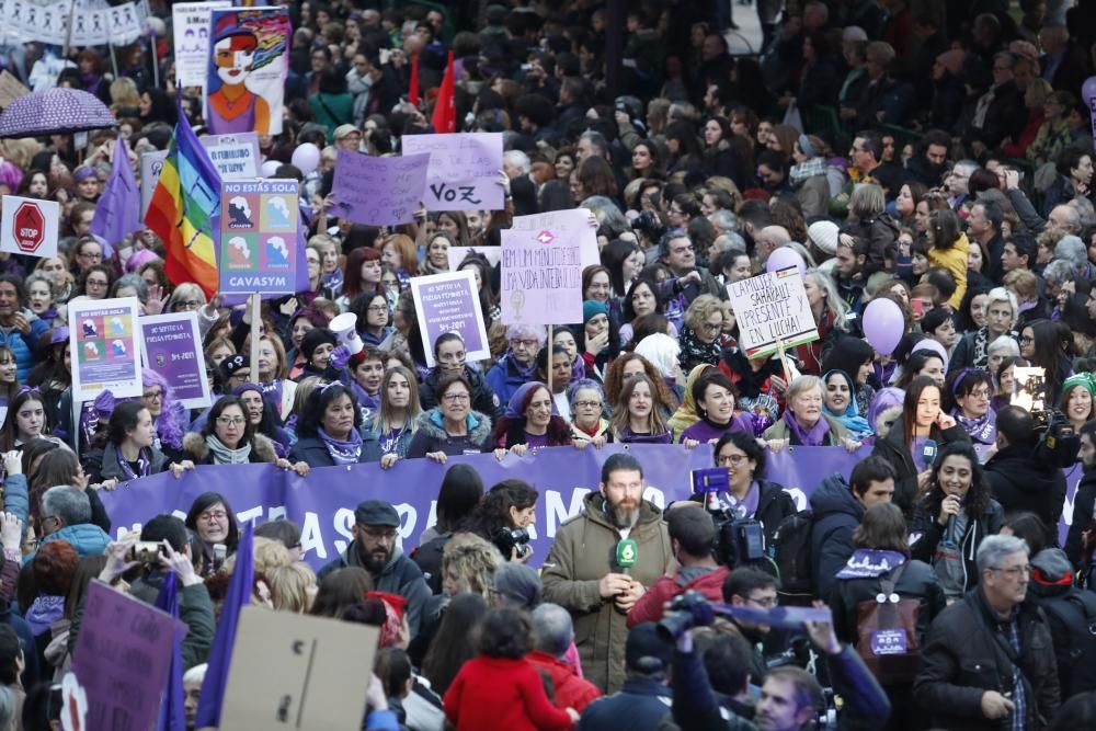 La manifestación, en imágenes