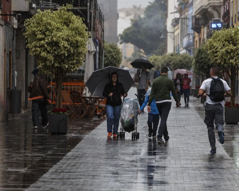 Primeras lluvias otoñales en La Laguna