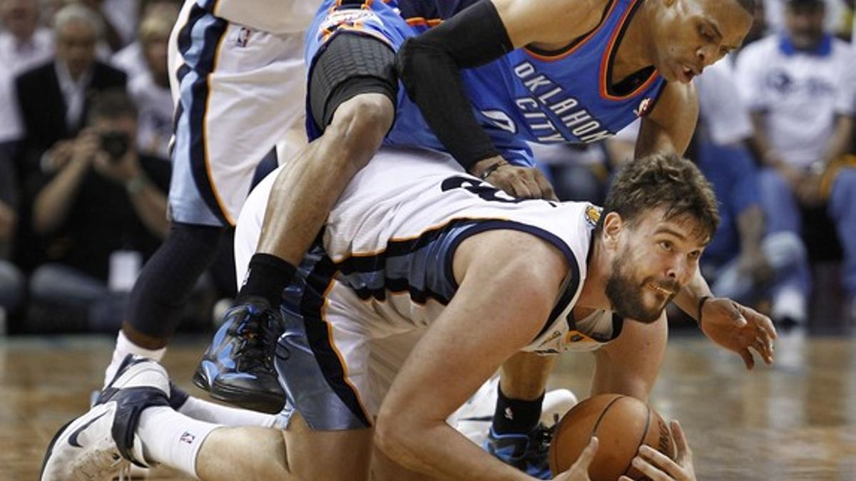 Marc Gasol y Russell Westbrook