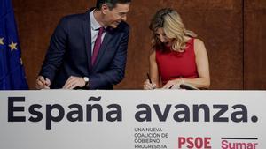 Les claus de l’acord entre PSOE i Sumar: de la reducció de jornada i canvis en l’acomiadament a nous permisos per naixement