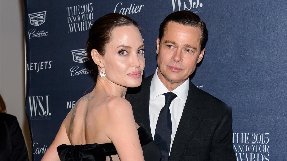 lmmarco39626427 actors angelina jolie and brad pitt attending the wsj magazi190415125821