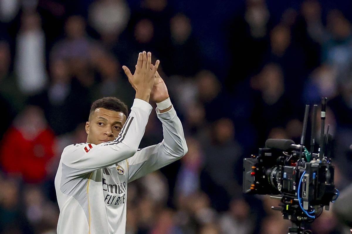 El delantero francés del Real Madrid, Kylian Mbappé.