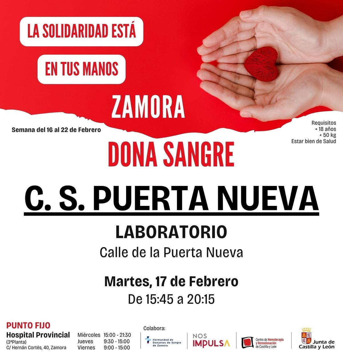 Donación de sangre Puerta Nueva