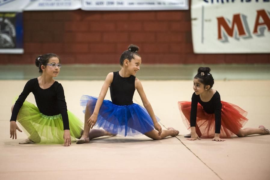 Exhibición de la Escuela de gimnasia rítmica