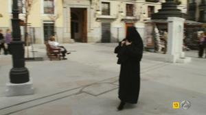 Una reportera del ’7 dies, 7 nits¿, disfressada (A-3 TV).