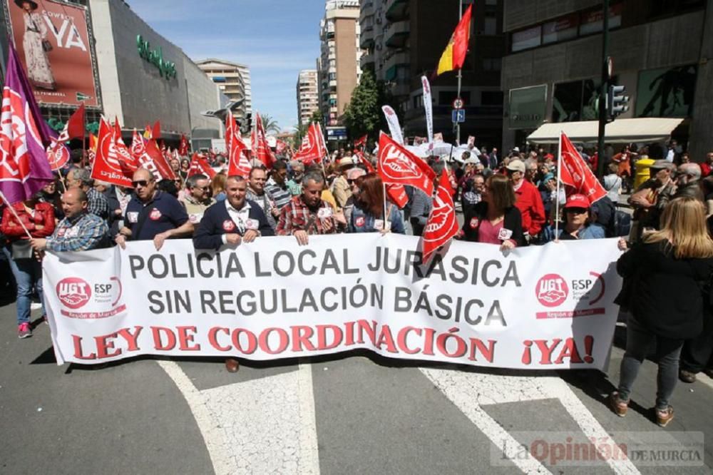 Manifestación del 1 de mayo en Murcia