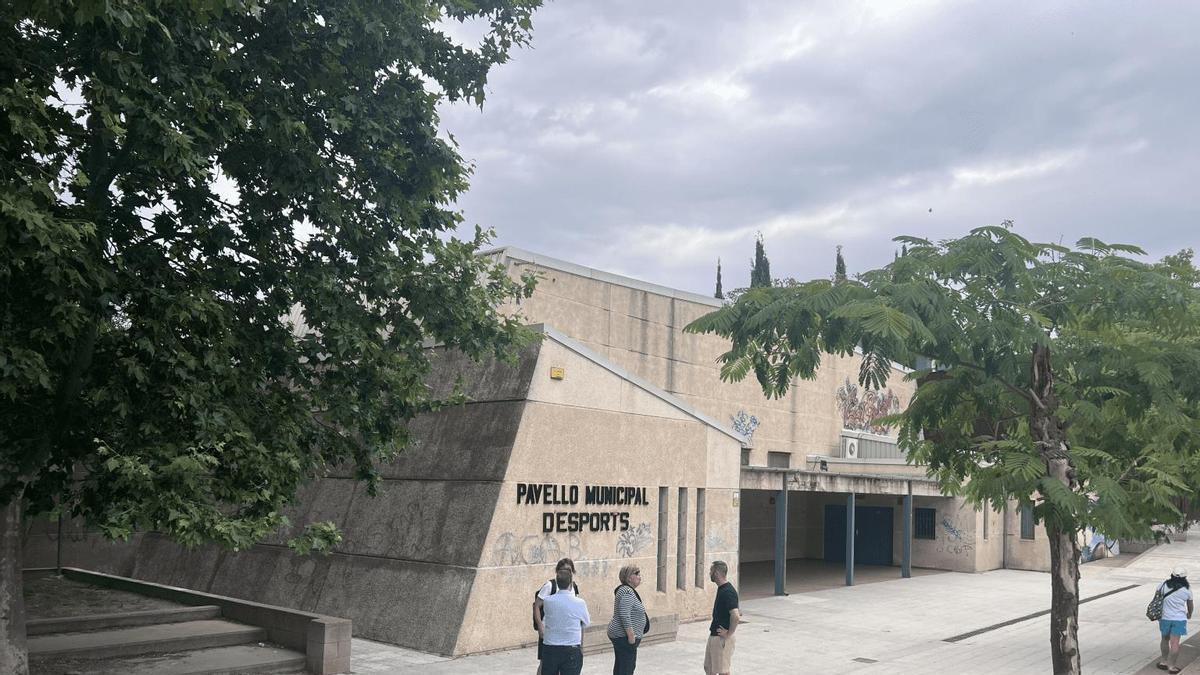 El Pavelló d'Esports de la Bisbal.