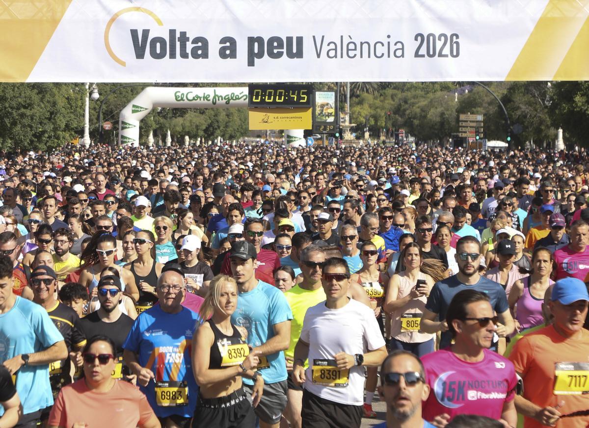 10000 corredores se dan cita en la Volta a Peu 2026 10000 corredores se dan cita en la Volta a Peu 2026