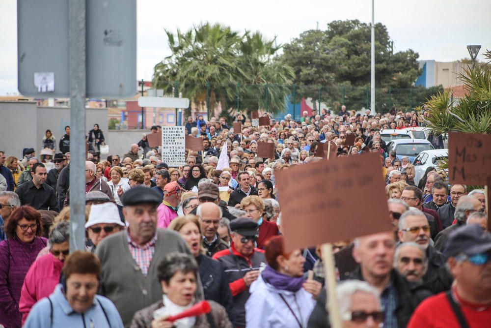 Manifestación en defensa de las pensiones públicas