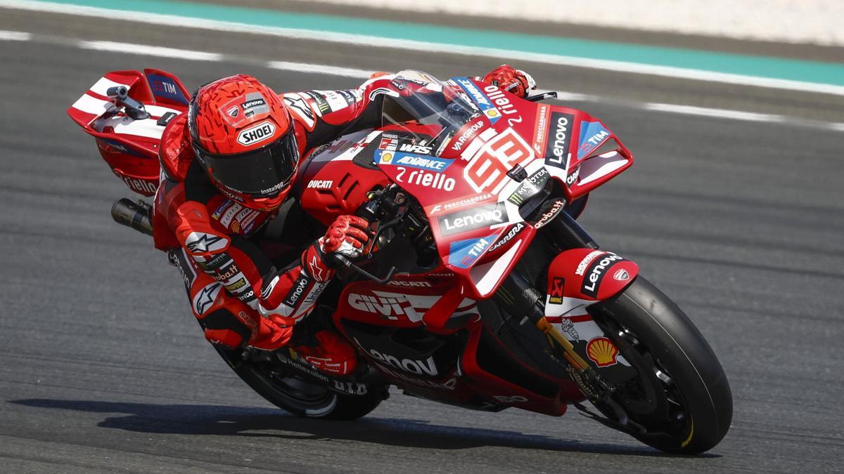 Marc Márquez (Ducati), uno de los favoritos a ganar en Hungría