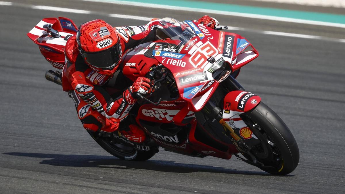 Marc Márquez, el más rápido en Balaton Park